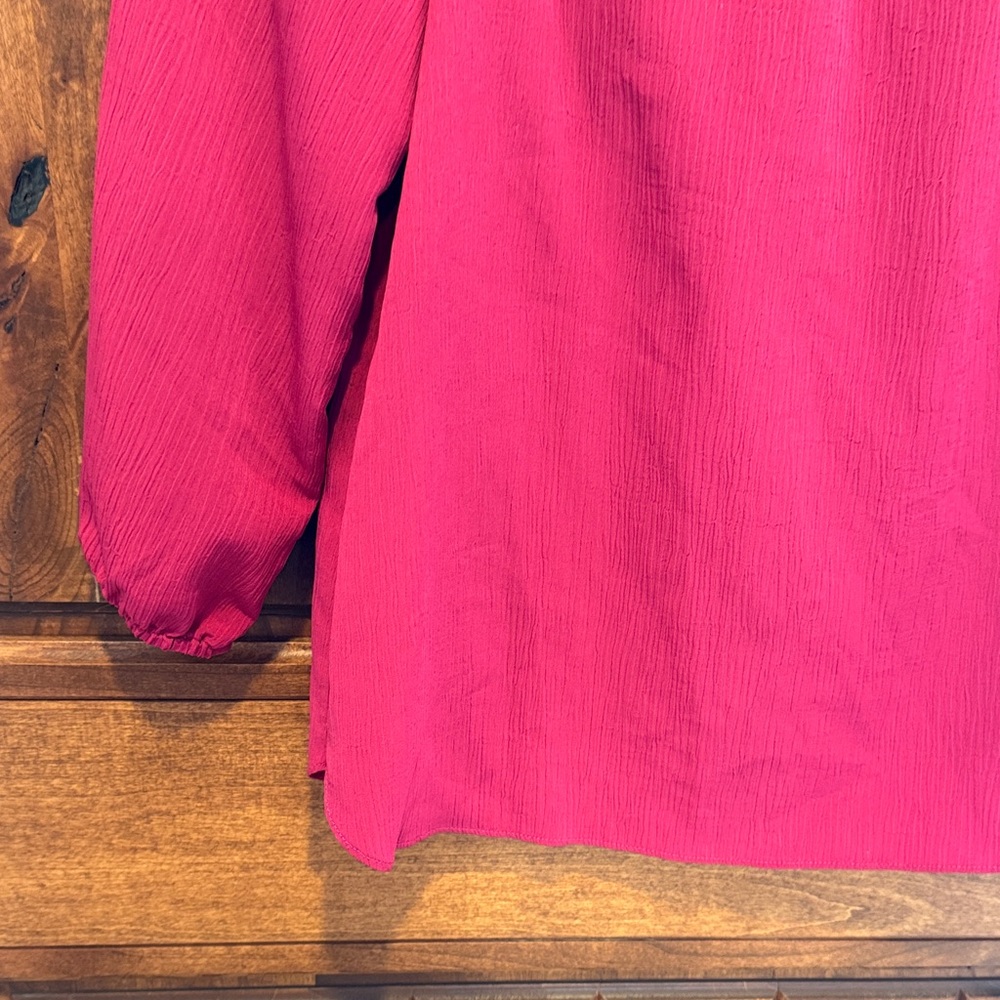 Juicy Couture Fuchsia Ruffle Blouse - Picture 6 of 8